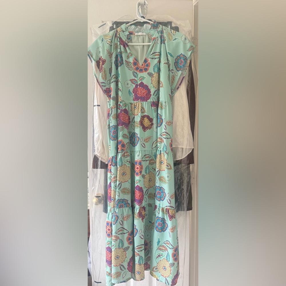 THML Floral Maxi Dress - Multicolor